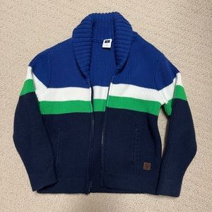 Janie and Jack Sweater zip cardigan